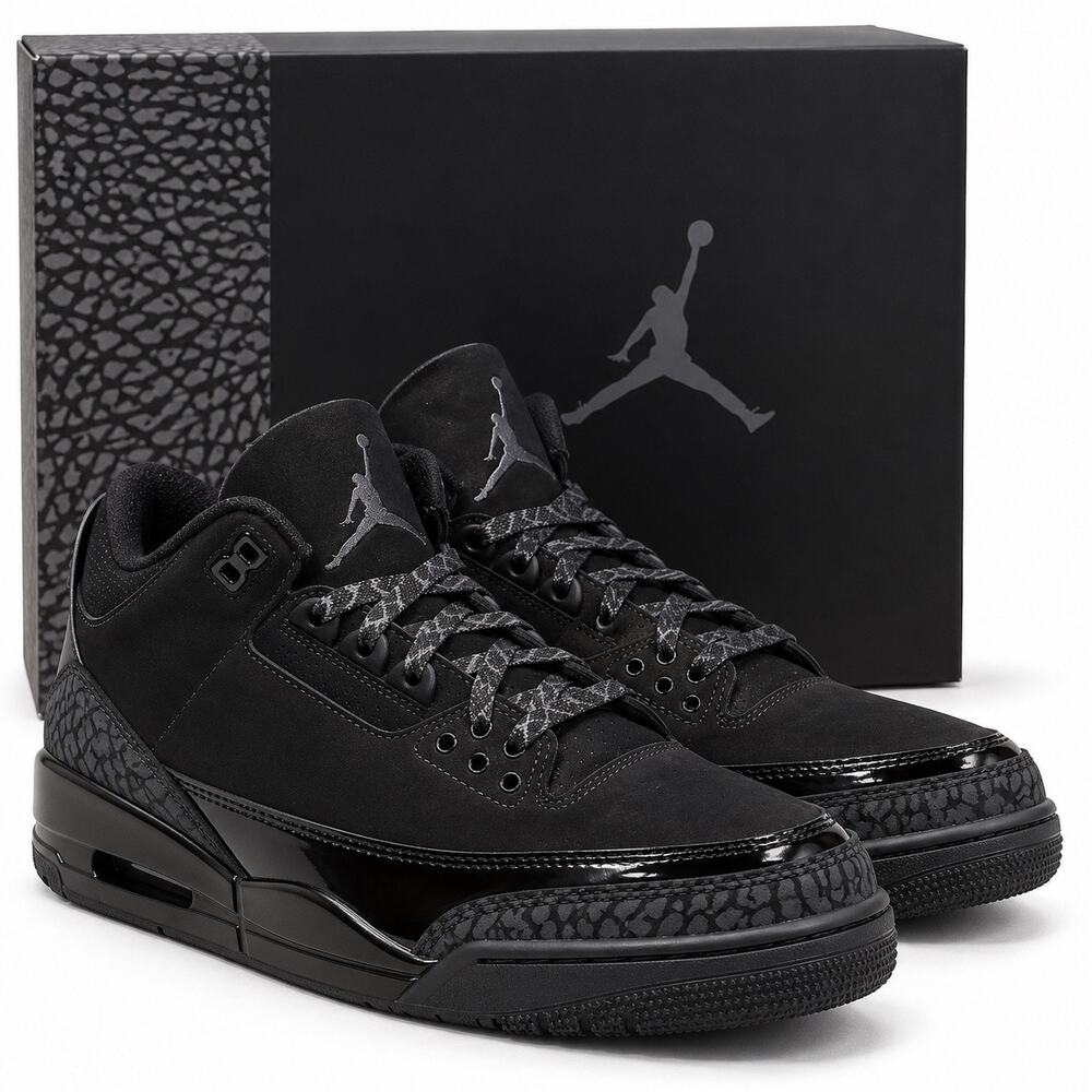 Air Jordan 3 Retro Black Cat 2025 Men’s 10.5 CT8532-001 New in Box